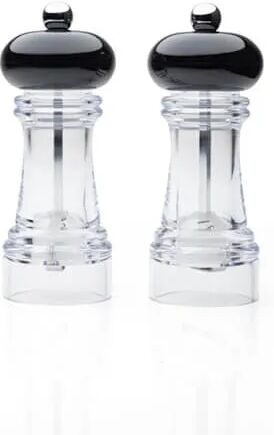 Taylor s Eye Witness Acrylic & Black 15cm Salt & Pepper Mills