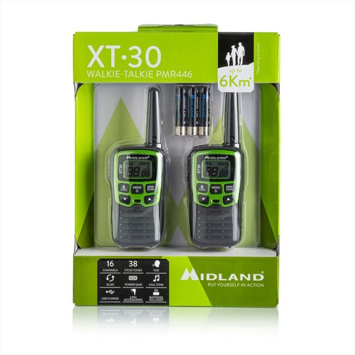 MIDLAND Xt-30-nero/verde
