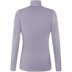 Normani, Damen, Funktionsshirt, Damen Merino Langarm mit 1/4 Zipper „Launceston“ - 9669 (L), Violett, L