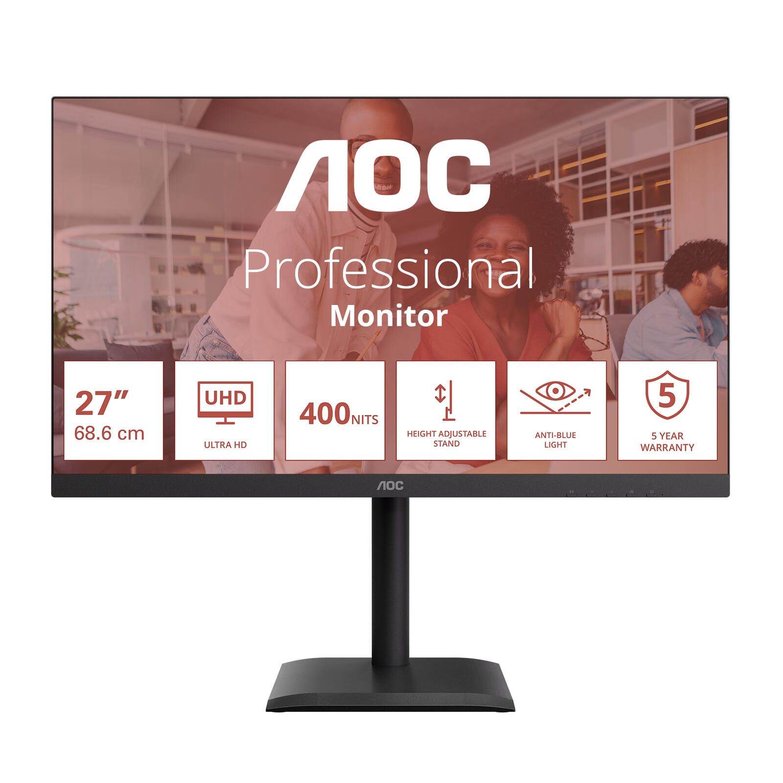 AOC U27E4CV 4K UHD Monitor 68,6 cm (27")