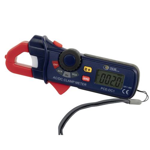PCE Instruments Stromzange PCE-DC1 |AC Strom 200A |DC Strom 200A |Frequenz 40 ... 1000Hz |Leiterdurchmesser 18mm max