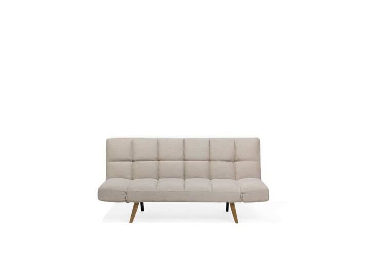 Canapé clic-clac beige INGARO - BELIANI - Convertible - Style scandinave et moderne - Accoudoirs réglables