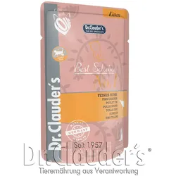 Dr Clauders Best Selection Kitten No I Feines Huhn Katzennassfutter 16 x 85 Gramm