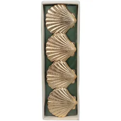 Serviettenring-Set MUSCHEL (LBH 4,30x4,70x3,50 cm) - LBH 4,30x4,70x3,50 cm