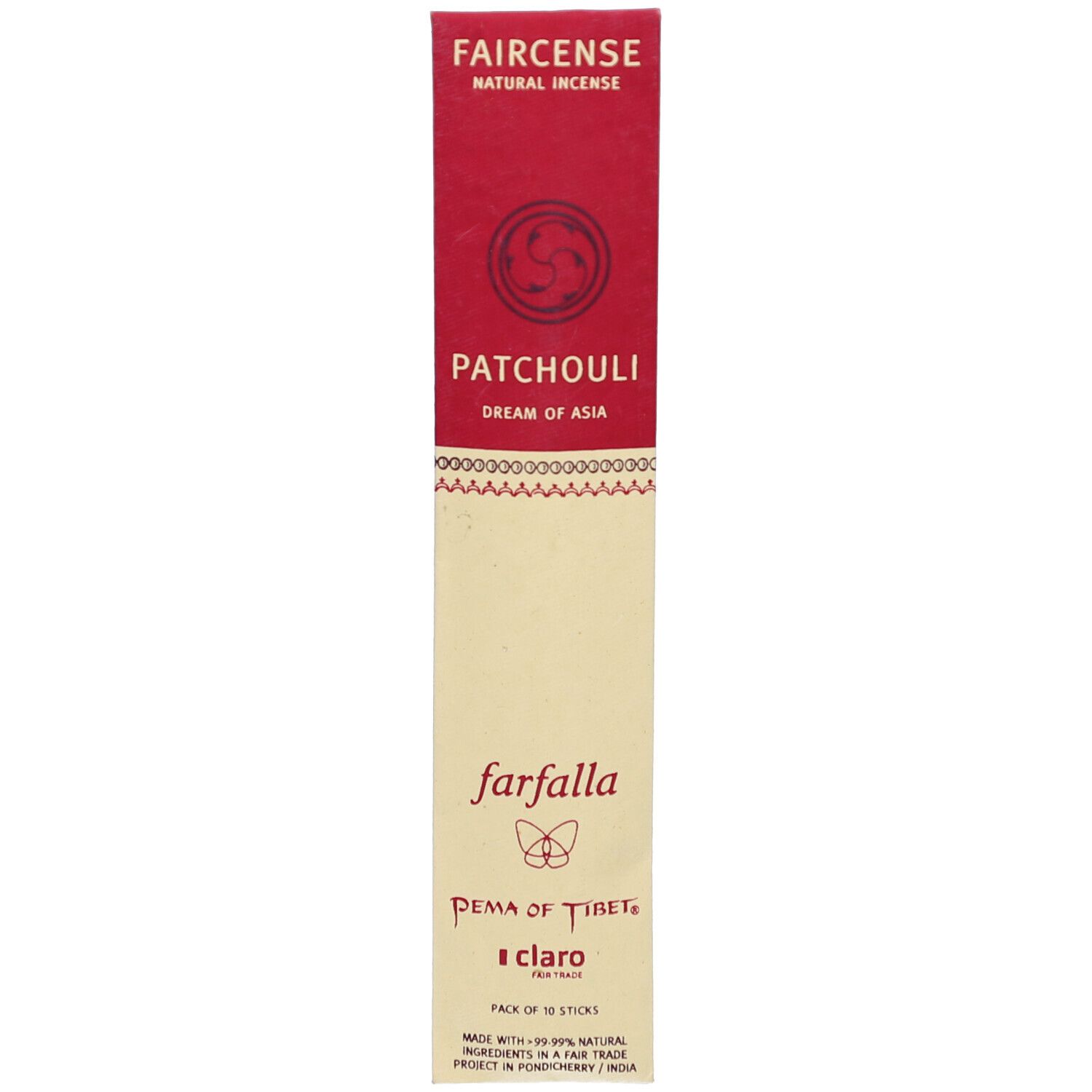 Faircense Räucherstäbchen Patch/Dream Asia 10 Stk St Stäbchen