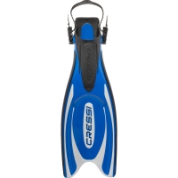 Cressi Frog Plus (blau/silber) - Größe: L/XL