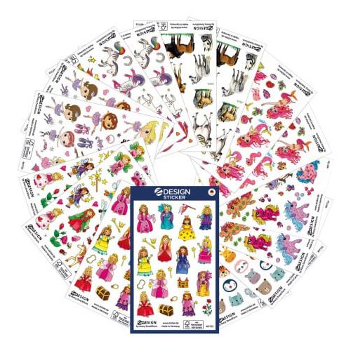AVERY Zweckform Aufkleber-Set 59990 für Mädchen