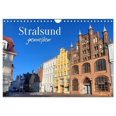 Stralsund genießen (Wandkalender 2027 DIN A4 quer), CALVENDO Monatskalender