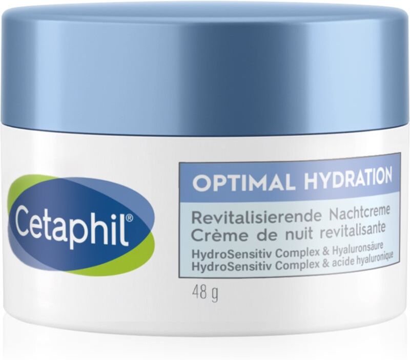Cetaphil Optimal Hydration Replenishing Night Cream hydrating night cream for sensitive skin 48 g