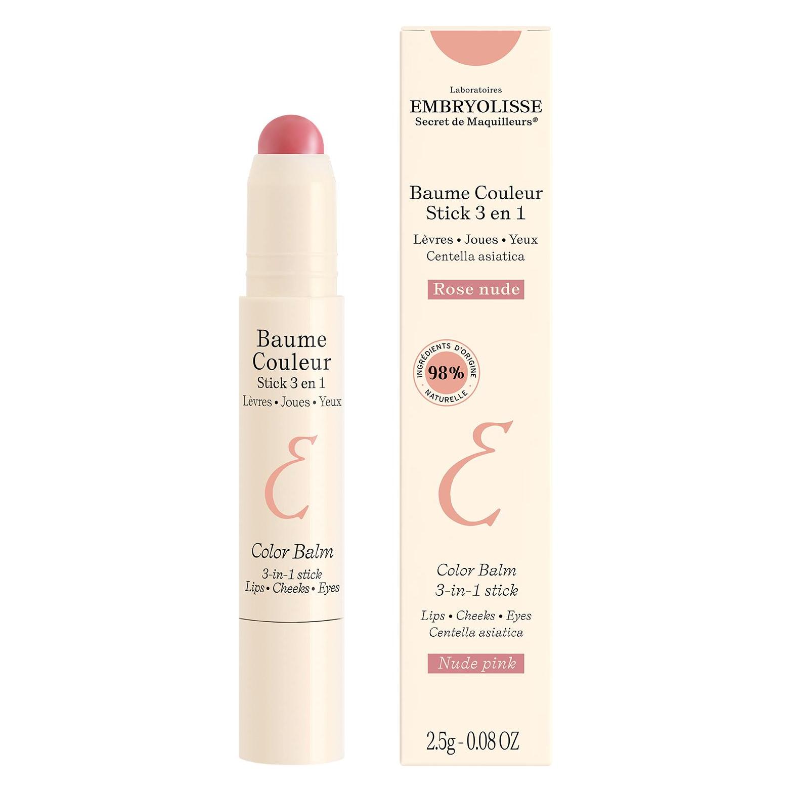 Embryolisse Color Balm 3-In-1 (Lippenbalsam, Lippenpflege Stick, 2.50 ml) (EMB419000)