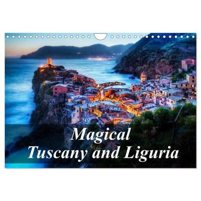 Magical Tuscany and Liguria (Wall Calendar 2027 DIN A4 landscape), CALVENDO 12 Month Wall Calendar