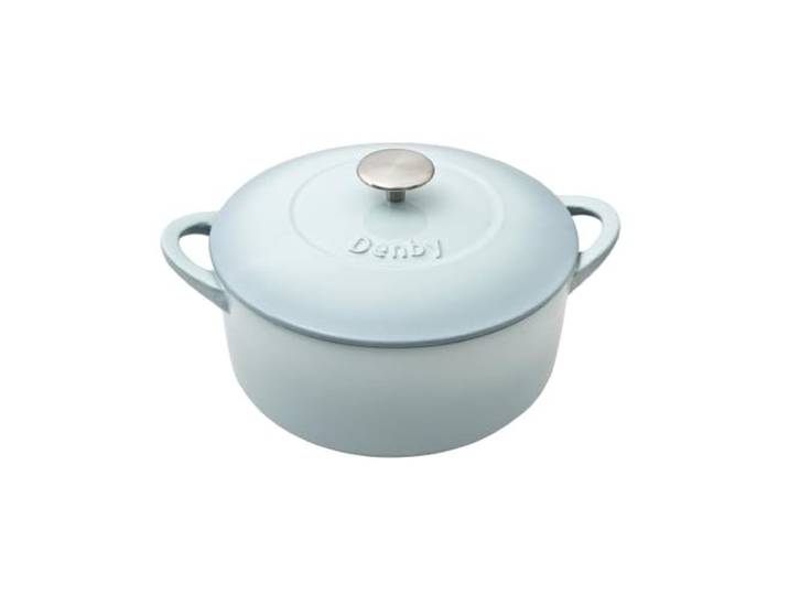 Denby Pavilion Gusseisen Medium, 5,2 l runder Kasserolle
