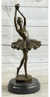 Bronzhaus Abstract Ballerina Lost Wax By Milo Art Bronze Sculpture Statue Figurine Figure