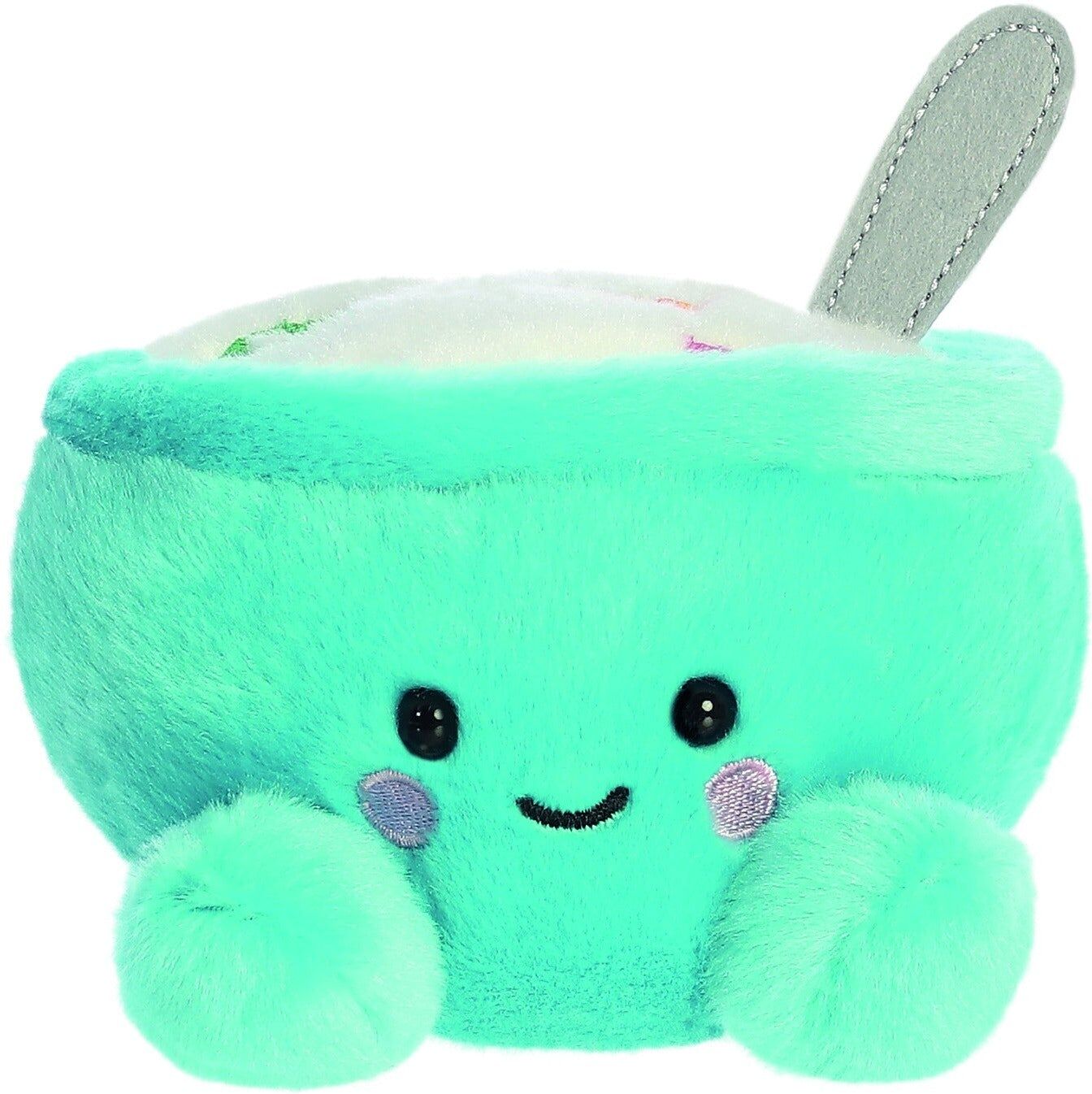 Aurora Palm Pals Trixi Cereal 5in Plush Soft Toy for Kids - Turquoise Color - 5 Inches
