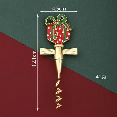 Uplift Picks Festive Bear Puppy Christmas Corkscrew Wine Bottle Opener Gift Tool red Gift