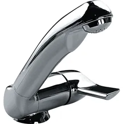 Reich Keramik Style Einhebelmischer Wasserhahn chrom mit Mikroschalter und 10/12-mm-Schlauchtülle