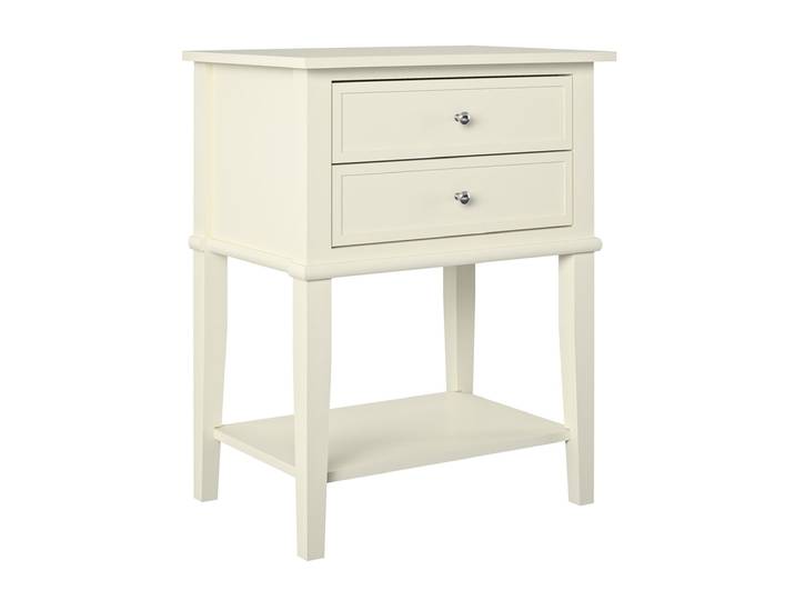 Nachttisch FRANKLIN 71 x 55 x 39 cm Weiß