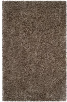 SAFAVIEH Handmade South Beach Deborah Shag Solid Polyester Rug
