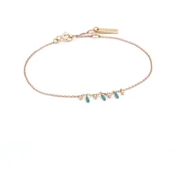 ANIA HAIE - BRACELET - Dottet Triple Drop - rosegold