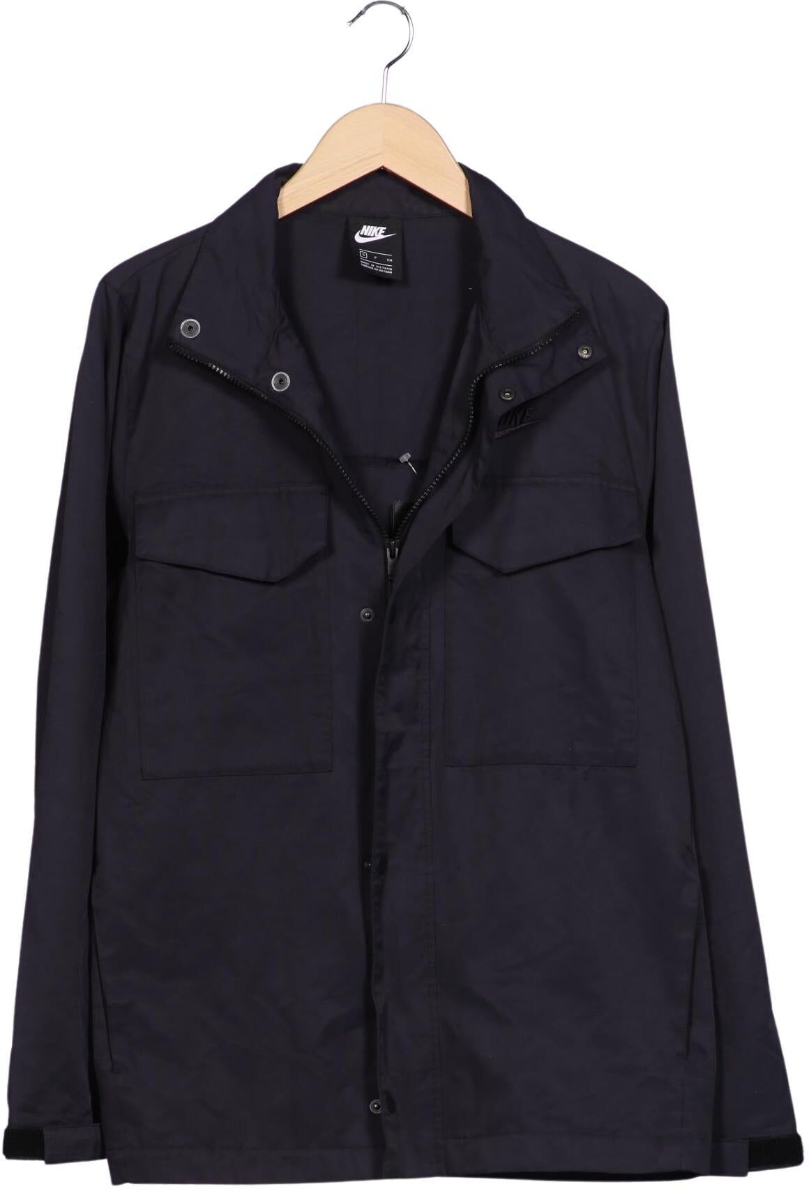 Nike Herren Jacke, Marineblau, Gr. S, Synthetik / Baumwolle - Second Hand