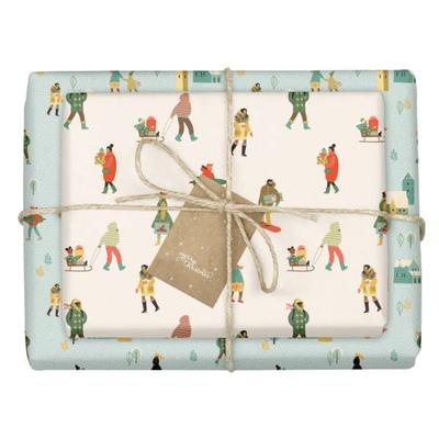 Geschenkpapier Set Weihnachten: Wintertrubel (Diversity, Diversität) für Kinder und Erwachsene, Sonstige von , Dabelino