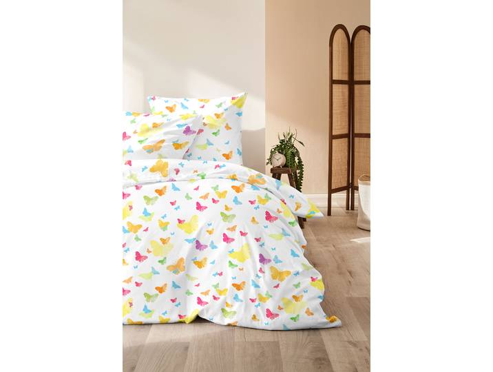 Parure de lit renforcée Vingt-Clinq 135 x 200 cm + oreiller 80 x 80 cm Multicolore