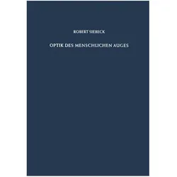 Optik des Menschlichen Auges, Fachbücher von Robert Siebeck