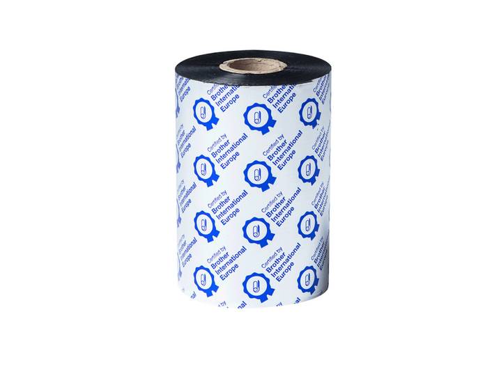 Brother BRS-1D450-110 - Ruban encreur noir en résine standard à transfert thermique, TJ-4020TN, TJ-4120TN, TJ-4021TN, TJ-4121TN, Noir, Transfert therm