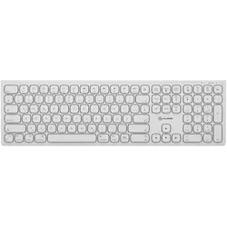 Alogic Echelon USB-C Rechargeable Blue (DE, Kabellos), Tastatur, Weiss