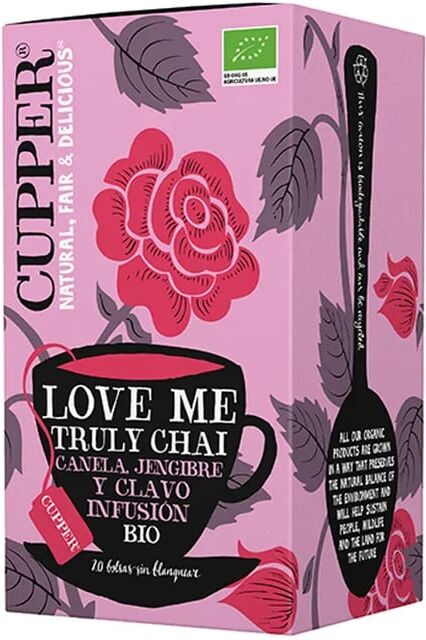 Cupper Infusão Love Me Truly Bio 20 Infusões