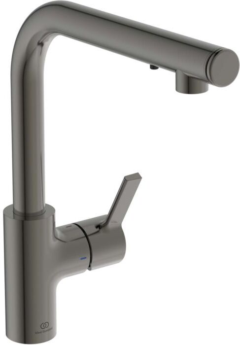 Ideal Standard Wand-Küchenarmatur A7817A5 magnetic grey, mit Sensor-Flüssigseifenspender, Bausatz 2