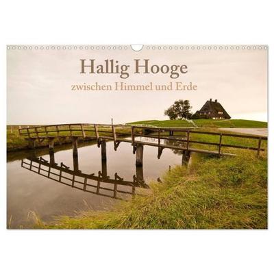 Hallig Hooge - zwischen Himmel und Erde (Wandkalender 2027 DIN A3 quer), CALVENDO Monatskalender