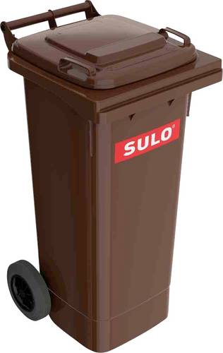 SULO 1093360 Mülltonne 80l Kunststoff (L x B x H) 51.6 x 44.5 x 92cm Braun 1St.