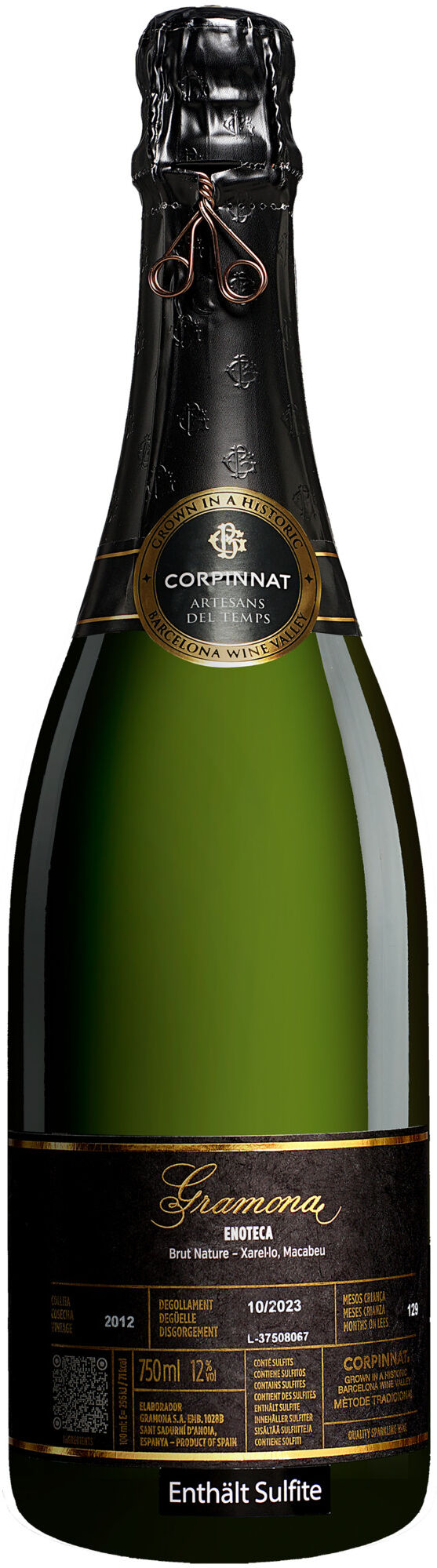 Gramona »Enoteca« Brut Nature 2012 12% Vol. Sehr Trocken aus Spanien