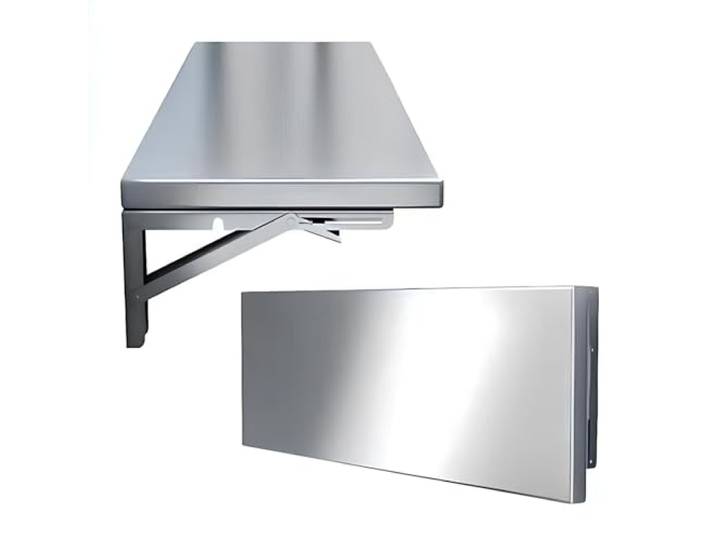 201 Wandklapptisch aus Edelstahl, Verschiedene Größen(80 * 40cm)