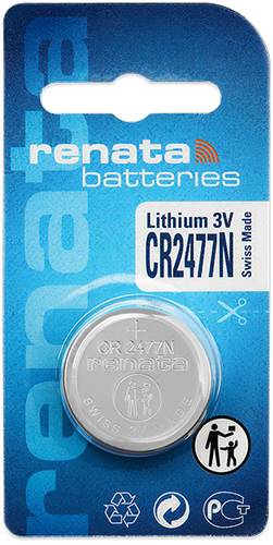 Renata Knopfzelle CR2477N 3V 1 St. 950 mAh Lithium