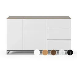 TemaHome »Join« Sideboard - 160H2 mit Metallfuss Weiss