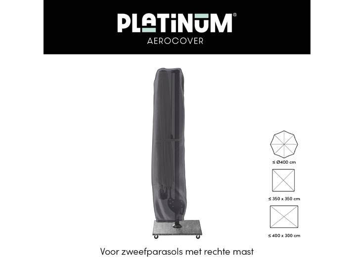 Aerocover Schutzhülle für Schirm 3x4m Atmungsaktiv