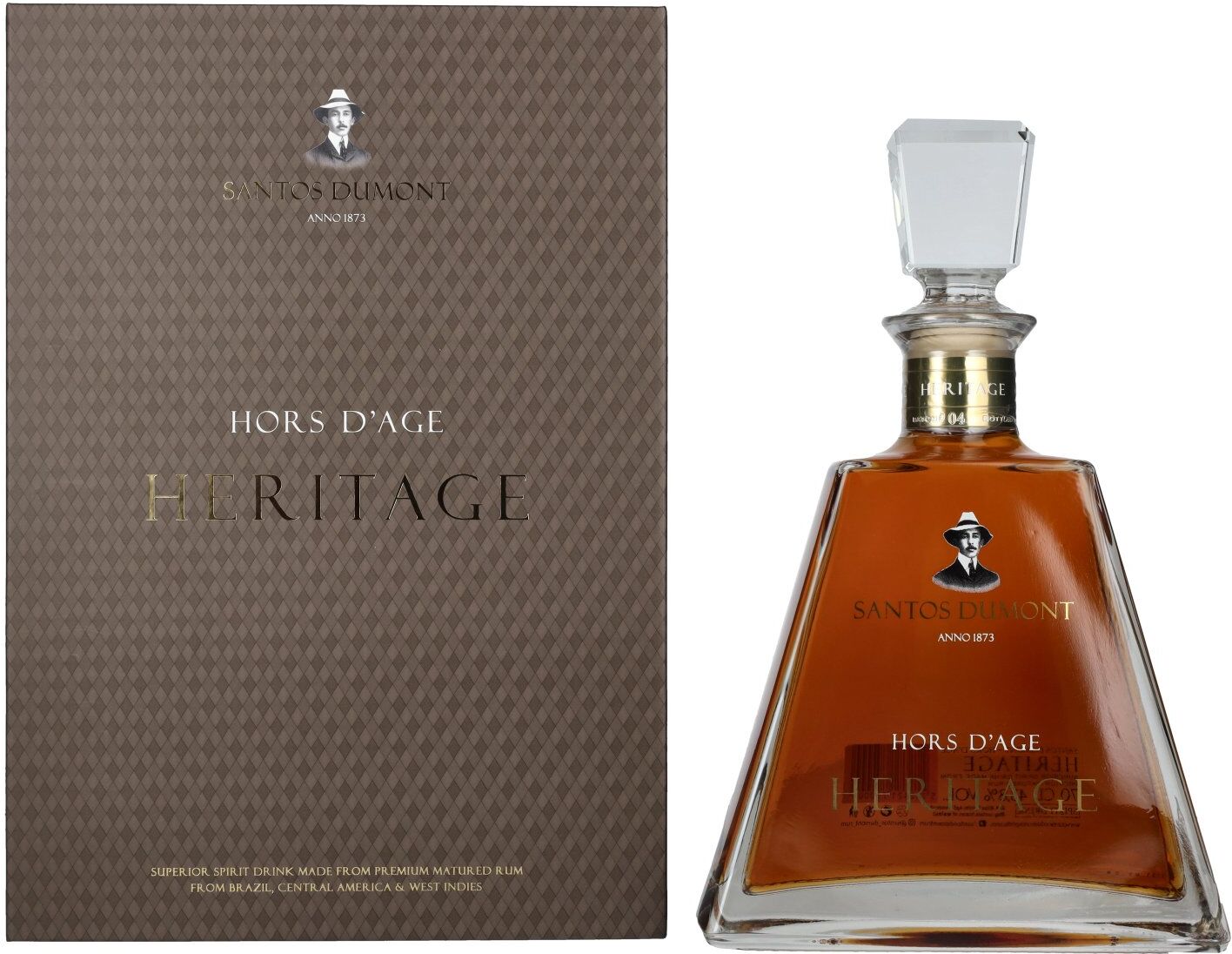 Santos Dumont HERITAGE Batch 04 Limited Edition 43,8% Vol. 0,7l in Geschenkbox