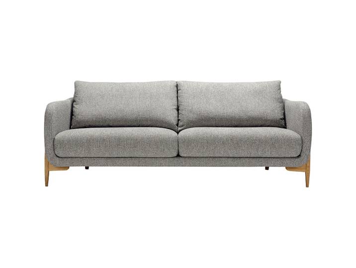 Sofa Leya Stoff hellgrau B 215 T 97 cm