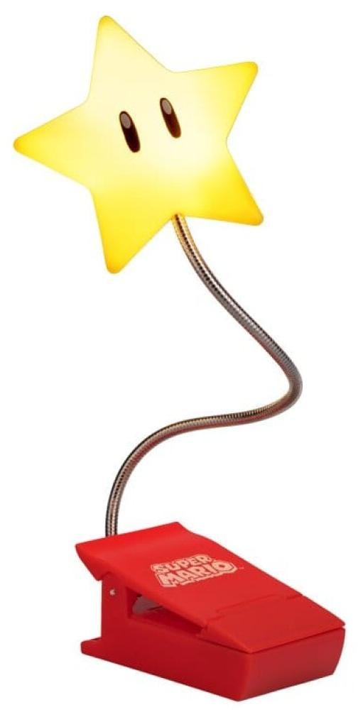 Paladone Super Mario Super Star Clip Nachtlampje, 33 cm