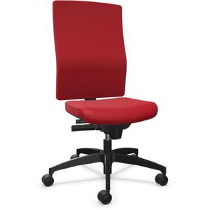 Dauphin Bürostuhl sim-o, rot, Stoff, belastbar bis 120 kg, SM 9607