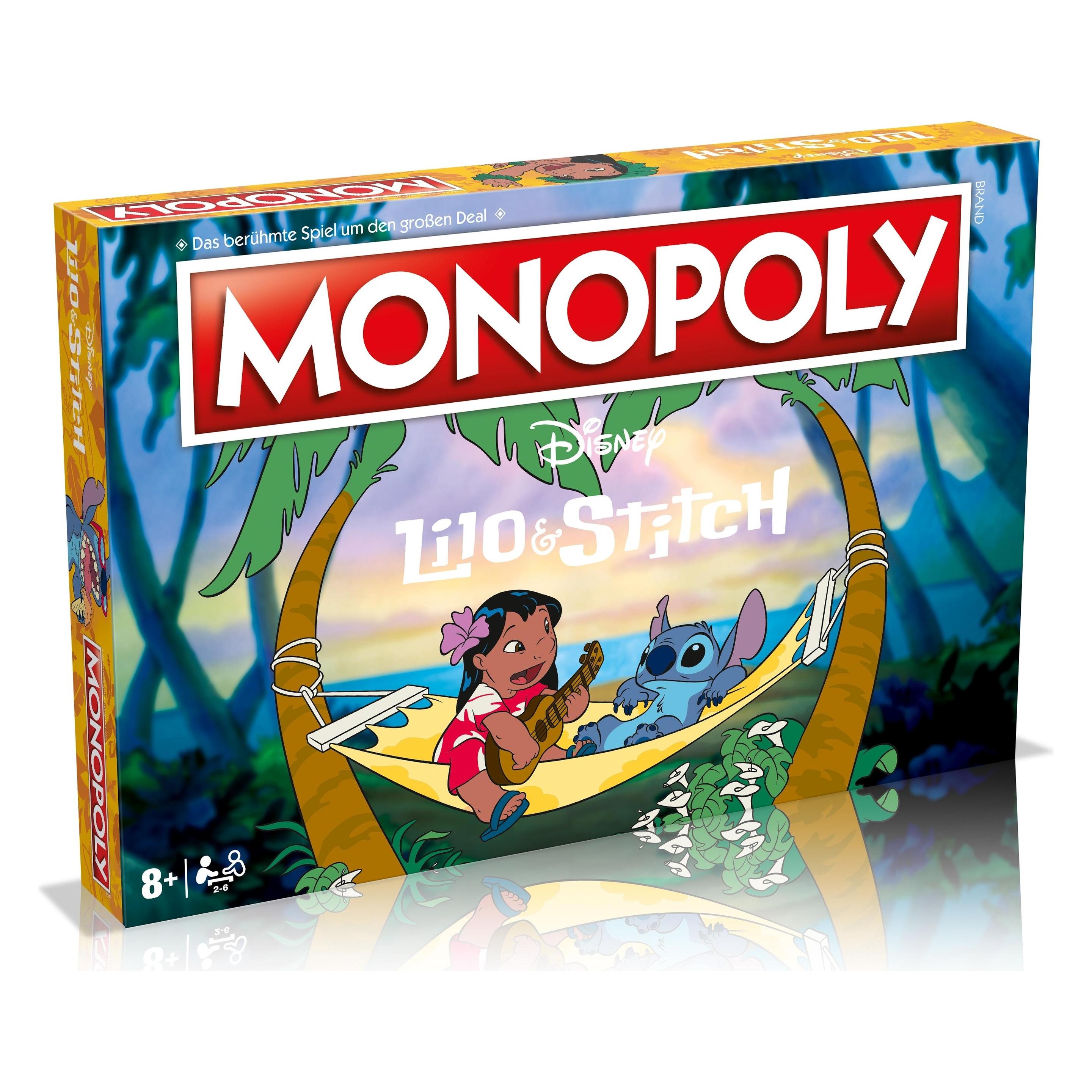 Winning Moves Monopoly - Lilo & Stitch (Deutsch, 2 - 6 Spieler) (WM02869-GER-6)