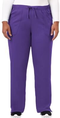 Plus Size Women's Jockey Scrubs Women's Extreme Comfy Pant by Jockey Encompass Scrubs in Purple (Size MP(10P-12P))