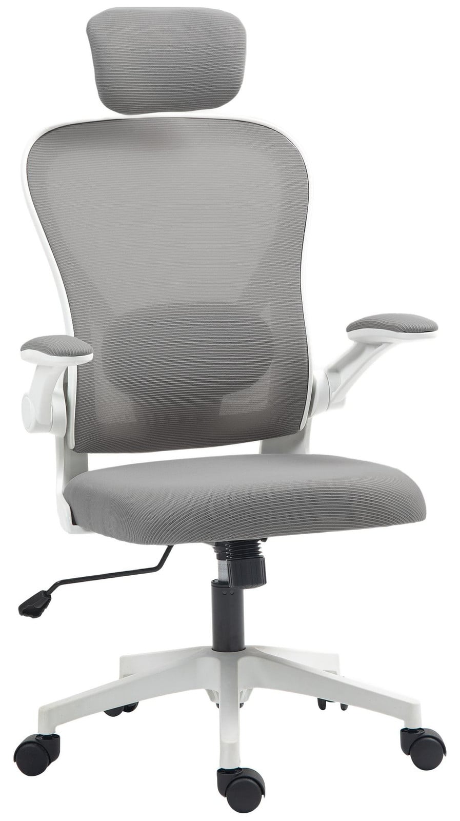 HOMCOM ergonomische bureaustoel met omklapbare armleuningen