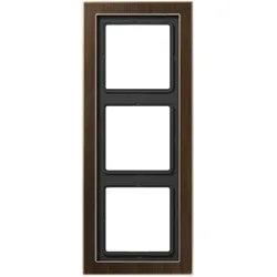 Jung Rahmen 3fach Mess/antik MED 2983 AT