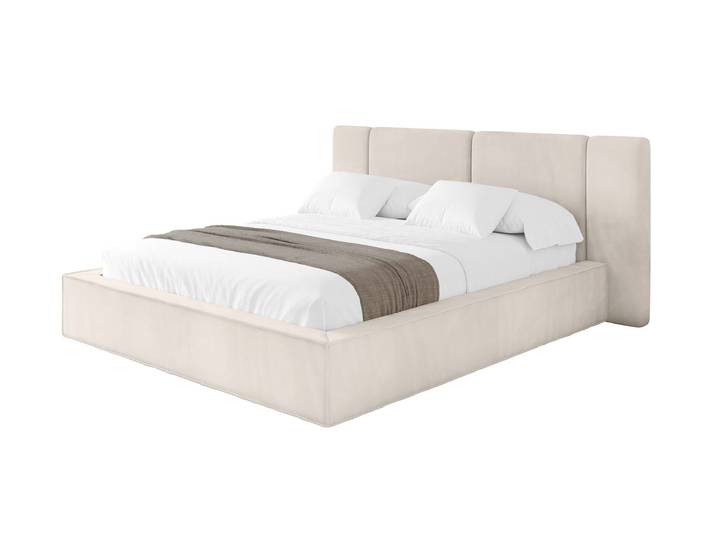 Polsterbett RIVO 120x200 cm Beige - Casablanca 2301