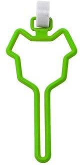 Youfap Market Outdoor Walking Dog Poop Bag Clip, Easy to Carry Pet Waste Carrier, Hands Free Leash Dispenser green