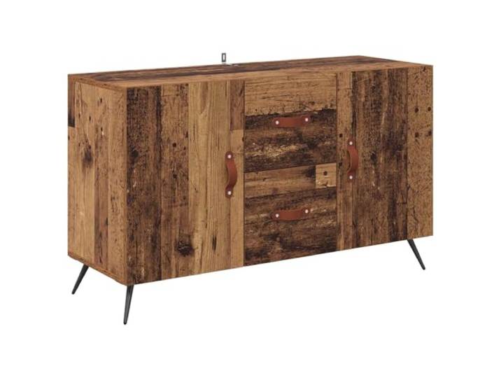 Roanoer Sideboard Altholz-Optik Kommode mit Schublade 100 x 36 x 60 cm Vielseitiges Sideboard in Altholz-Optik für Wohnzimmer und Esszimmer mit stabiler Struktur und praktischem Stauraum.