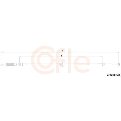 COFLE Seilzug, Schaltgetriebe 92.2CB.RE041